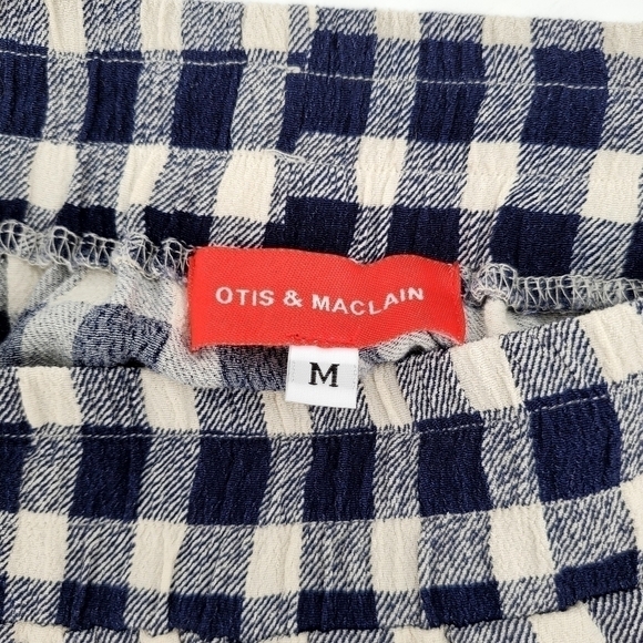 Otis & MacLaine Buffalo Check Loose Shorts With Tie Waist - Picture 4 of 5